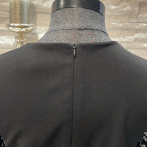 NWT Donna Ricco Women's Black Cocktail Dress Size 2 - Picture 5 of 8